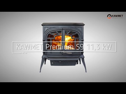 Чавунна піч KAWMET Premium ZEUS S9 ECO, видео 1