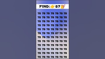 💂💂👉 87 #quiz #maths #paheli find the odd number #puzzle #gkquestion #youtubeshorts #iqtest #ढूंढो 😛😛