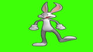 Bugs Bunny Multiversus Green Screen 4K Large Version Dancing And Actin A Fool
