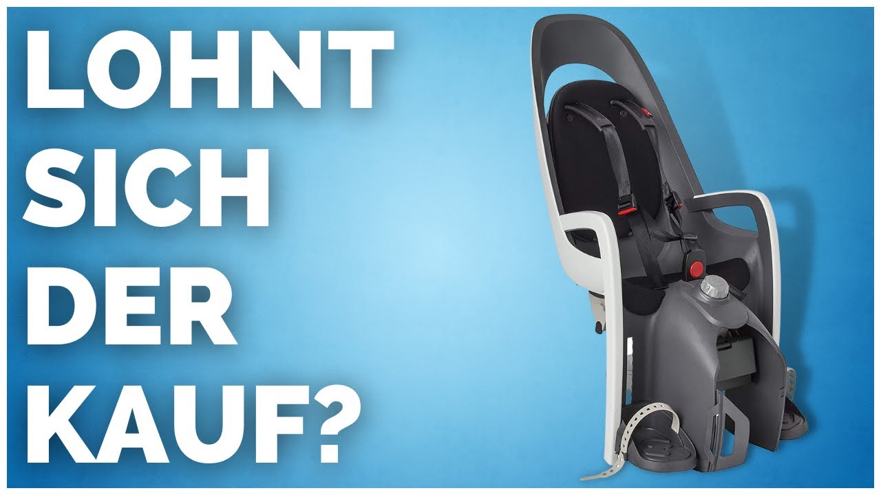 hamax fahrradsitz caress mit gepäckträgeradapter