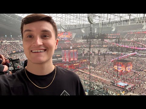ASMR AT WRESTLEMANIA ⭐️💥 (asmr in public)