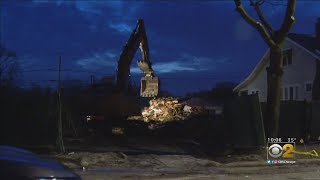 Home Demolished After Speeding Car Slams Into It.