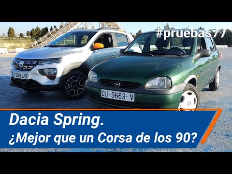 Dacia Spring vs Opel Corsa B. Tres décadas no son nada. Comparativa | km77.com