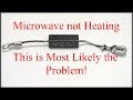 Microwave Not Heating--Easy Fix!