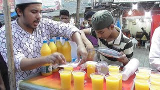 Lots of People Buying Mango Juice & Varieties Food @ 10 Rs Only | Hyderabad Street Food