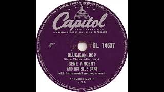UK New Entry 1956 (154) Gene Vincent & His Blue Caps - Bluejean Bop