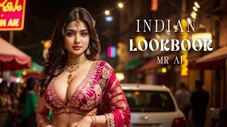 [4K] Ai Art Indian Lookbook Girl Al Art Video - Vibrant Market