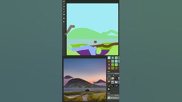 NVIDIA Canvas | landscapes #shorts