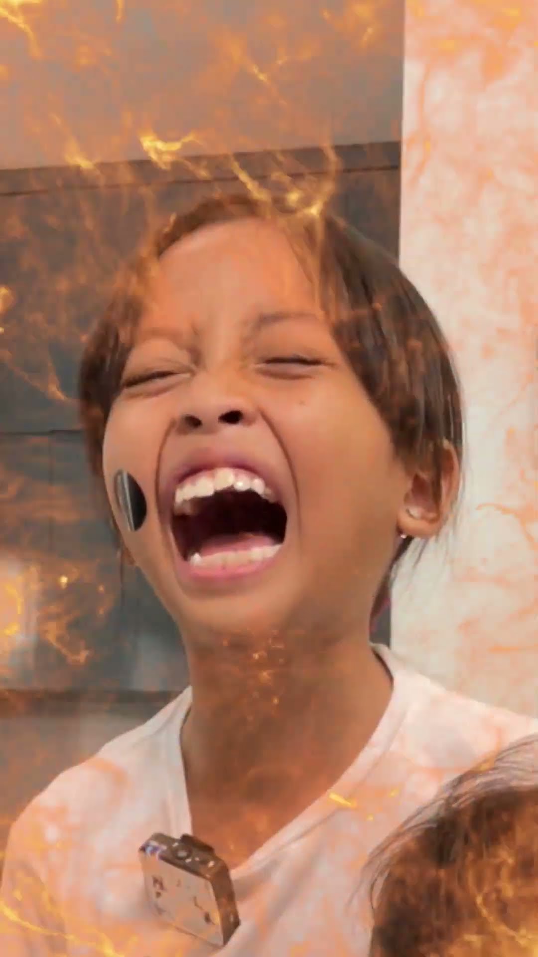LEIKA TEACHES LEXIE LAUGHING LIKE TOMPEL! SO FUNNY! ? #leika #viral #shorts #funny #kids