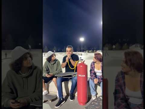 شو بصير لم تنفست هيليوم