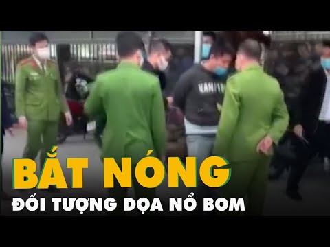 Video Bắt nóng đối tượng doạ nổ bom cướp ngân hàng ở Quảng... - youtube