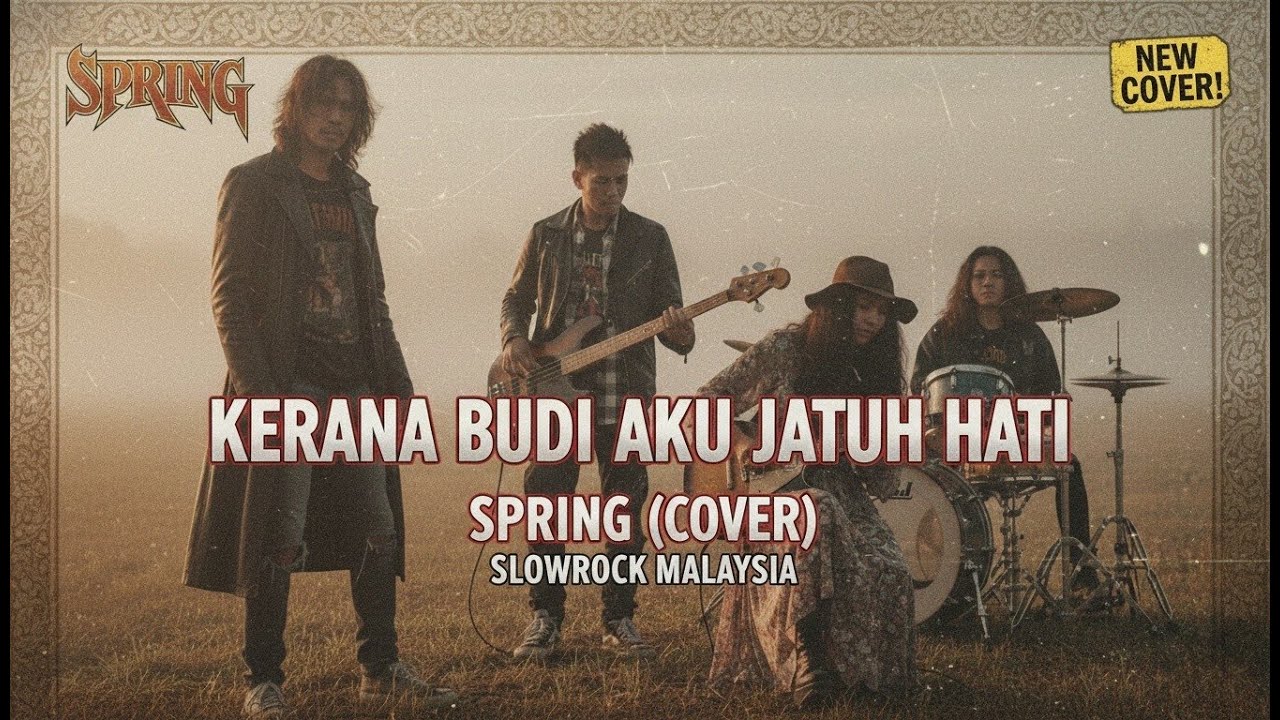 Kerana Budi Aku Jatuh Hati – Spring | Cover Slow Rock Penuh Emosi | Irama Alamku