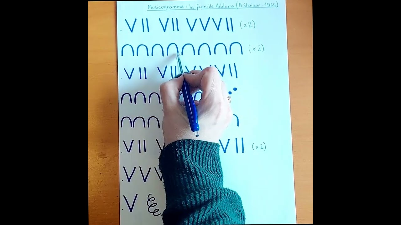 Musicogramme - La famille Addams - SHAIMAN