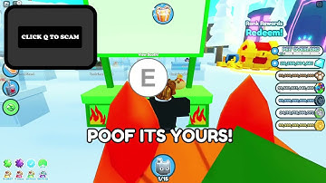 BOOTH SCAM SCRIPT FREE  PET SIM X  PSX  BEST ONE  WORKING  TEXT BIN  DUPE SCRIPT