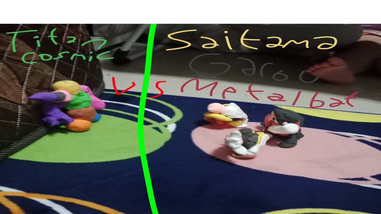 Metal bat,garou,saitama vs Titan cosmic