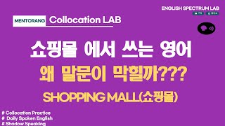 Shopping Mall Tour (쇼핑몰투어) | Speaking with Real Collocations (영상1+콜로케이션4회:전체3회반복)
