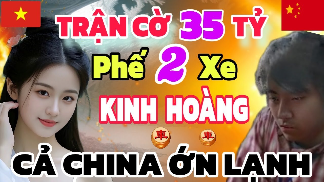 Cờ tướng bị thách thức gái Việt nổi điên phế cả 2 xe