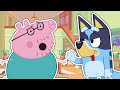 Bluey cooks daddy pig