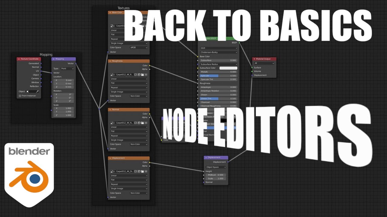 Back to Basics Working with Blender Node Editors YouTube