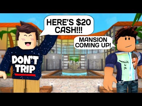 I PAID A STRANGER $20 TO BUILD ME A LUXURY MANSION IN ROBLOX BLOXBURG!