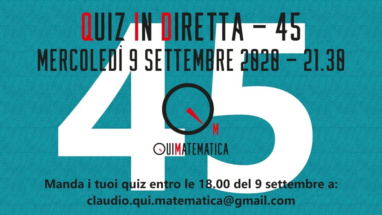 Carrellata di quiz di logica e matematica | Diretta #14