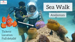 SEA WALK at Havelock Island, Andaman 4k Vlog| Elephant beach| Walking on sea bed|Andaman travel 2022