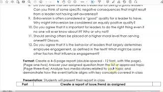 Leadership Media Analysis Assignment #1