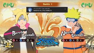 Boruto Vs Young Naruto Request Fight Naruto X Boruto Ultimate Ninja 8K 60Fps