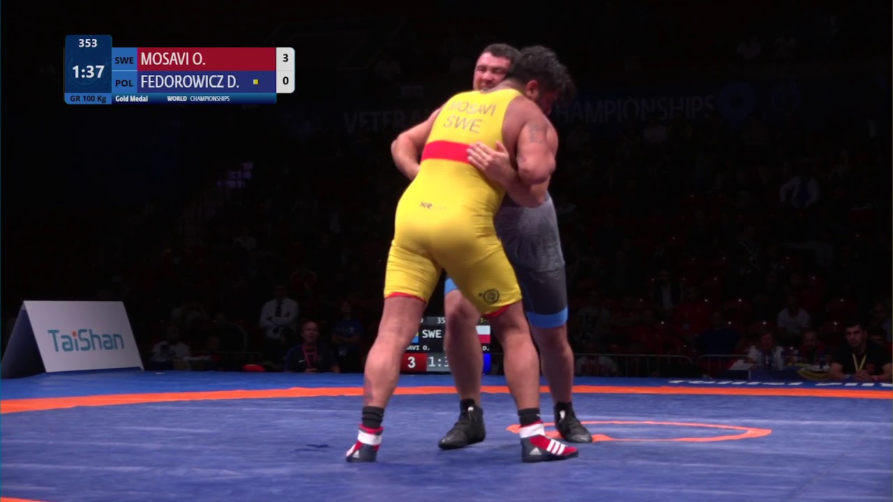 GOLD GR - 100 kg: O. MOSAVI (SWE) v. D. FEDOROWICZ (POL)
