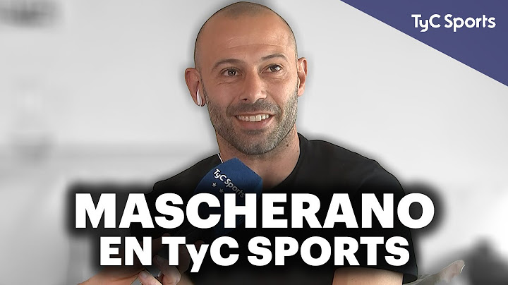 JAVIER MASCHERANO ⚽ "A LA SELECCIÓN DE MI GENERACIÓN LE FALTÓ GANAR, PERO LA DE AHORA JUEGA MEJOR" 🔥