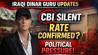 Iraqi Dinar Guru Updates – CBI Silence, Exchange Rate Statement & Political Pressure in Iraq