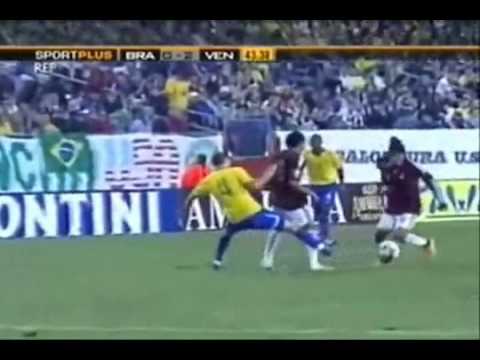 Gol Giancarlo Maldonado y Ronald Vargas - Brasil 0-2 Venezuela - Amistoso 2008