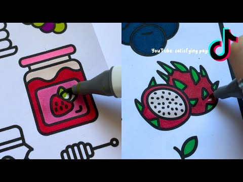 Oddly Satisfying Art Marker Tiktok Compilation