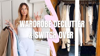 WARDROBE DECLUTTER, CLEAR OUT &amp; SPRING SWITCH OVER