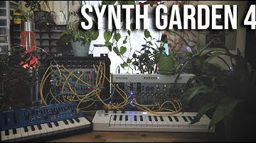 synth garden 4: generative eurorack ambient - modular patching during a blizzard