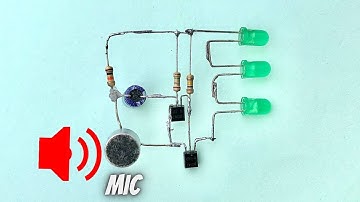 DIY Music-Reactive LED Lights | Easy BC547 & Resistance Circuit Tutorial