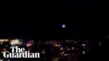 Light-emitting object flies away as Denmark airport closes due to drones