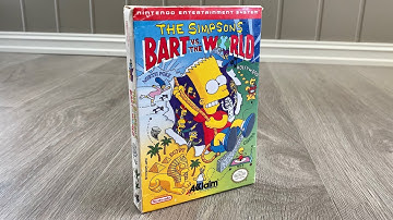 The Simpsons - Bart Vs The World Unboxing ASMR - Nintendo 8bit