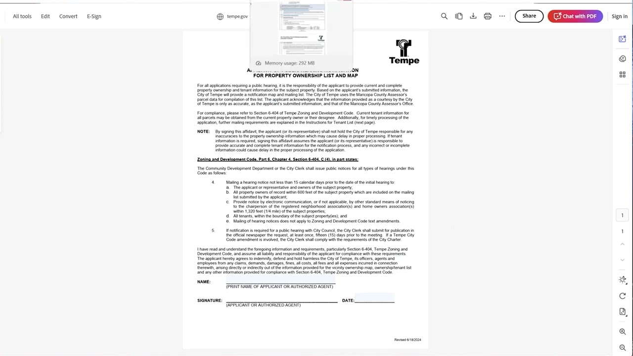 Community Development Use Permit Application