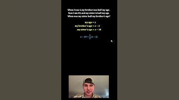 Age Riddle Solved