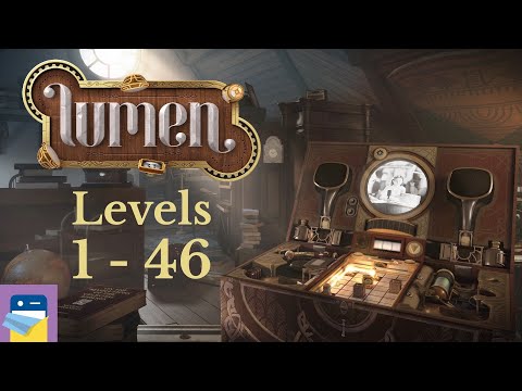 lumen.: Chapters 1 & 2 Levels 1 - 46 Walkthrough & iOS Apple Arcade Gameplay (by Lykke Studios) - YouTube