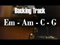 Guitar Backing Track Em | Guitar Backing Track with Chords