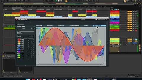 Working on track 1 frequencies with Melda MMultinanalyser. Learning. Mixing.