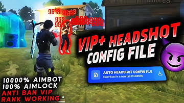 Free Fire Auto Headshot Config File 🎯🔥 Macro Aimbot + No Recoil Regedit 😈 Antiban VIP Script