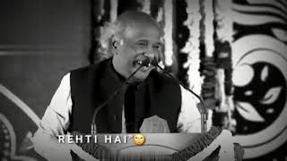 Rat Ki Dhadkan Jab Tak Jari Rahti Hai Sote Nahi Ham Jimmedari Rahti Hairahat Indori Shayri Status