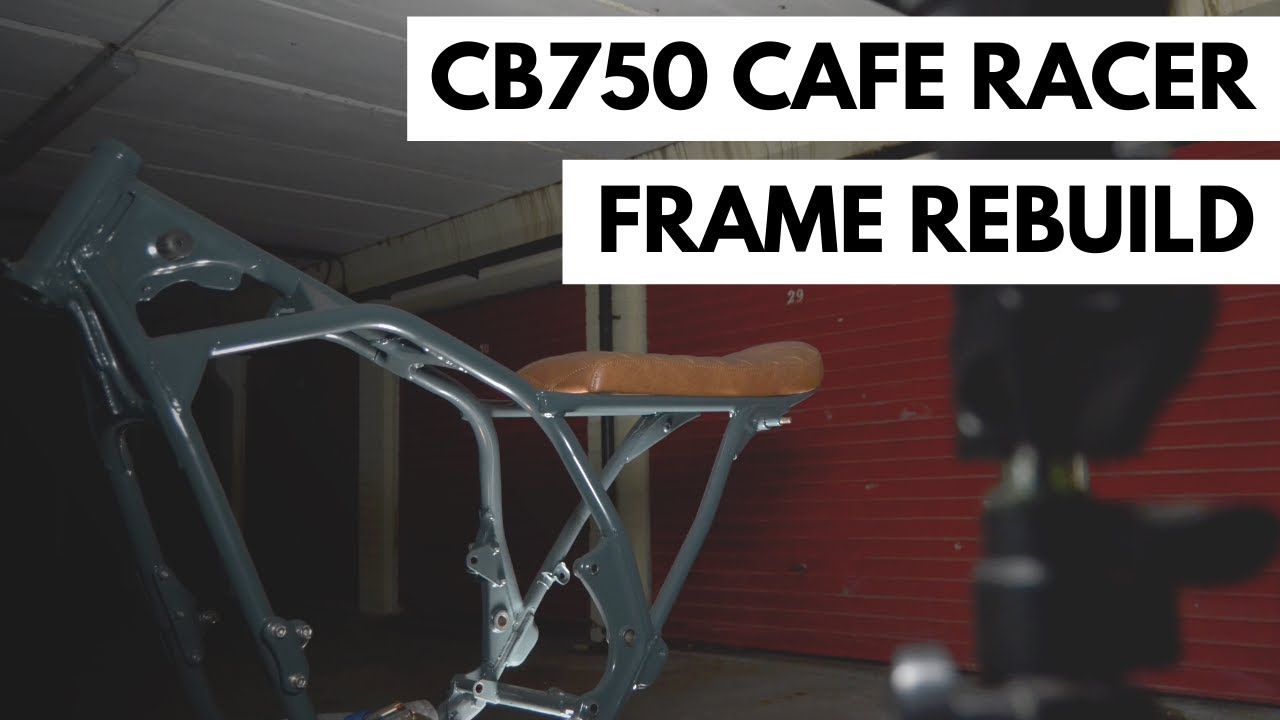 Frame Hoop Welding, Detab and Powder Coating - Honda CB750 Cafe