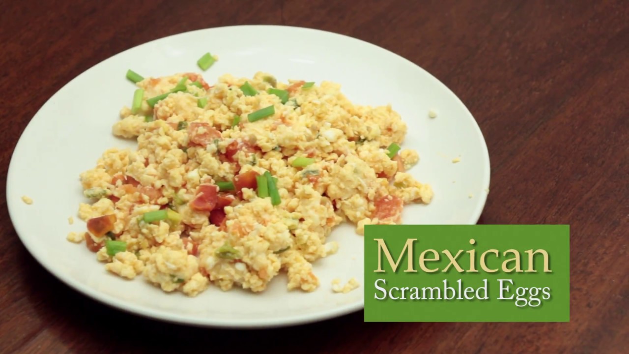 Mexican Scrambled Eggs YouTube
