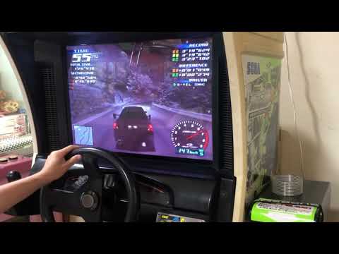頭文字D ver.3 秋名下り　雪　エボ4 PLAYER：D-ye11ow