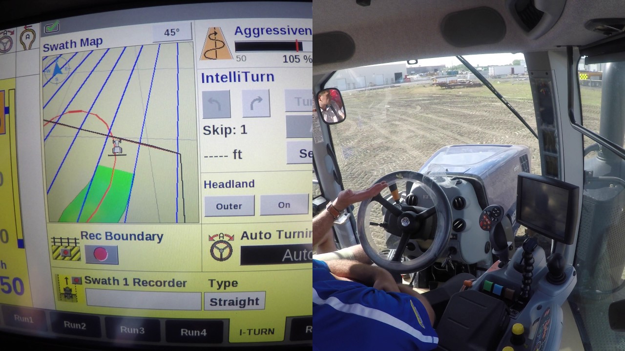 IntelliTurn set up. New Holland.
