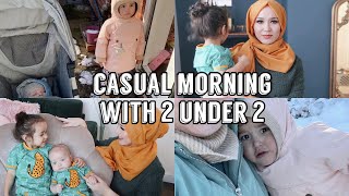 CASUAL MORNING WITH 2 UNDER 2